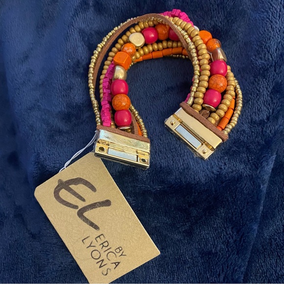 EL BY ÉRICA LYONS MULTILAYERED BOHEMIAN BRACELETS NWT - Picture 2 of 6